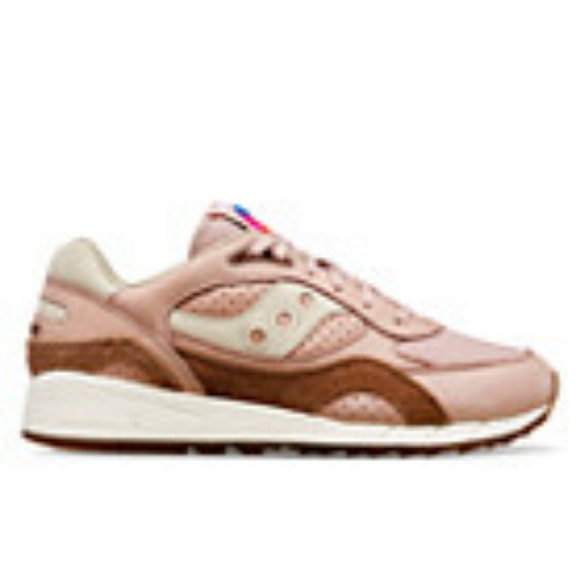 Saucony shadow 6000 pink/brown/cream 6.5 - Picture 3 of 7